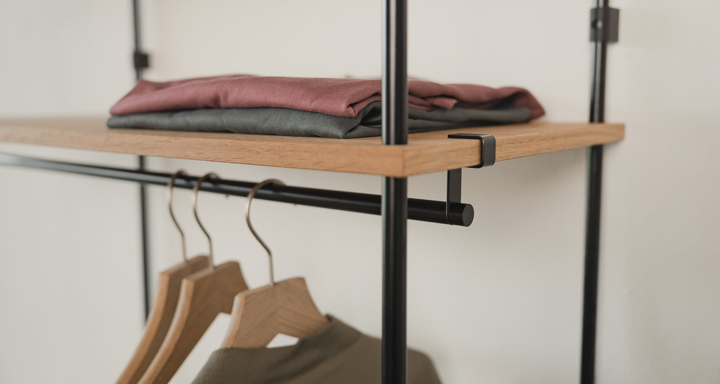 Wardrobe with shoe bench - Standing Wardrobe Double L1H1