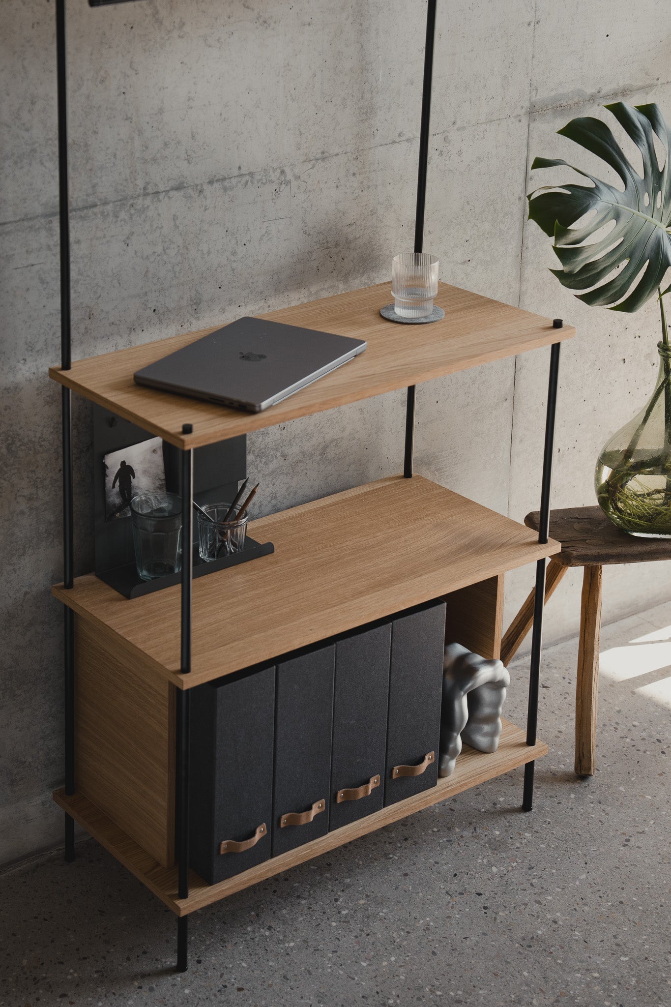 Office Shelf - Standing Shelf Single H9
