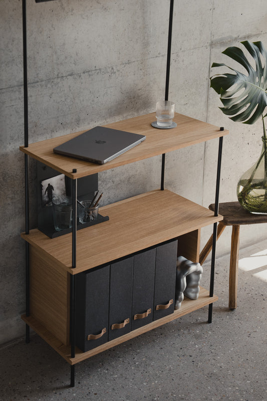 Office Shelf - Standing Shelf Single H9