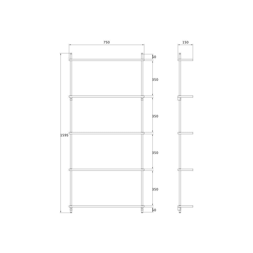 Wall Shelf Single M3