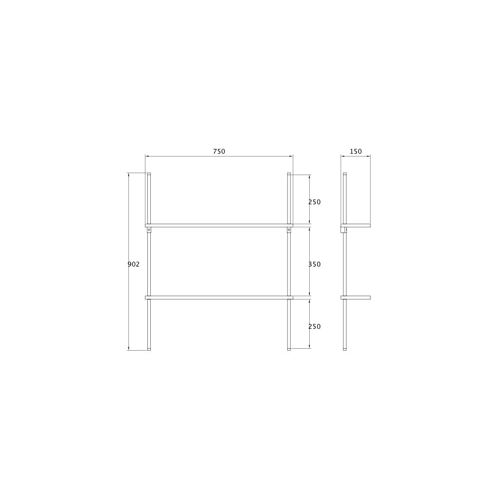Wall Shelf Single M4