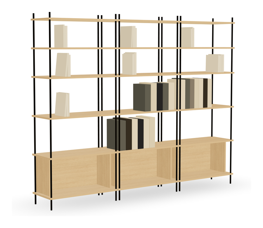 3D-Voreinstellung: Practice Shelf, Modular — for Medical, Therapy, and Consultation Rooms